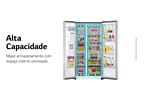 Geladeira/Refrigerador LG Frost Free Smart - Side by Side 611L com Dispenser de Água GC-L257S