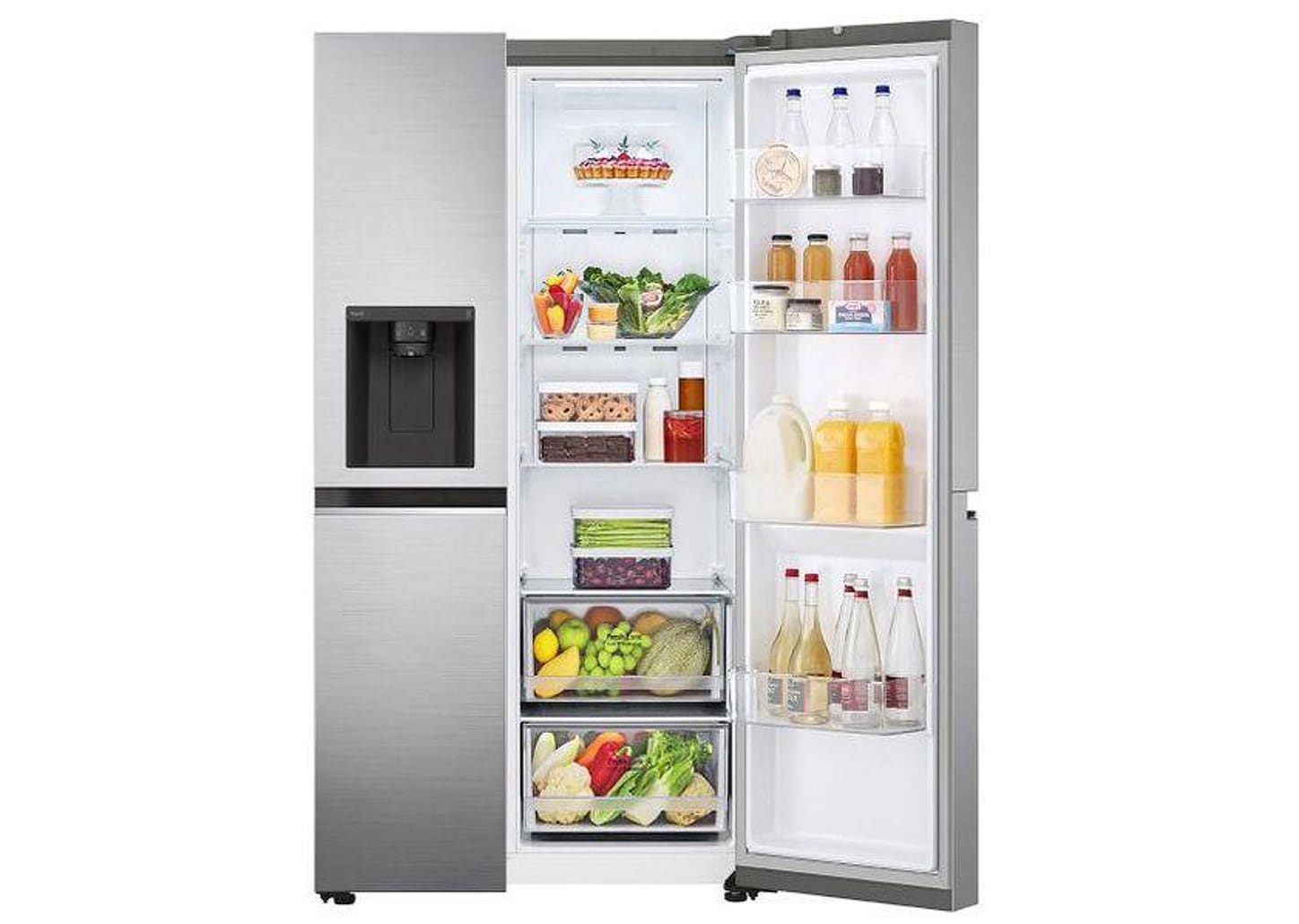 Geladeira/Refrigerador LG Frost Free Smart - Side by Side 611L com Dispenser de Água GC-L257S