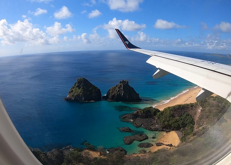 Passagem área ida e volta para Fernando de Noronha do Noivo