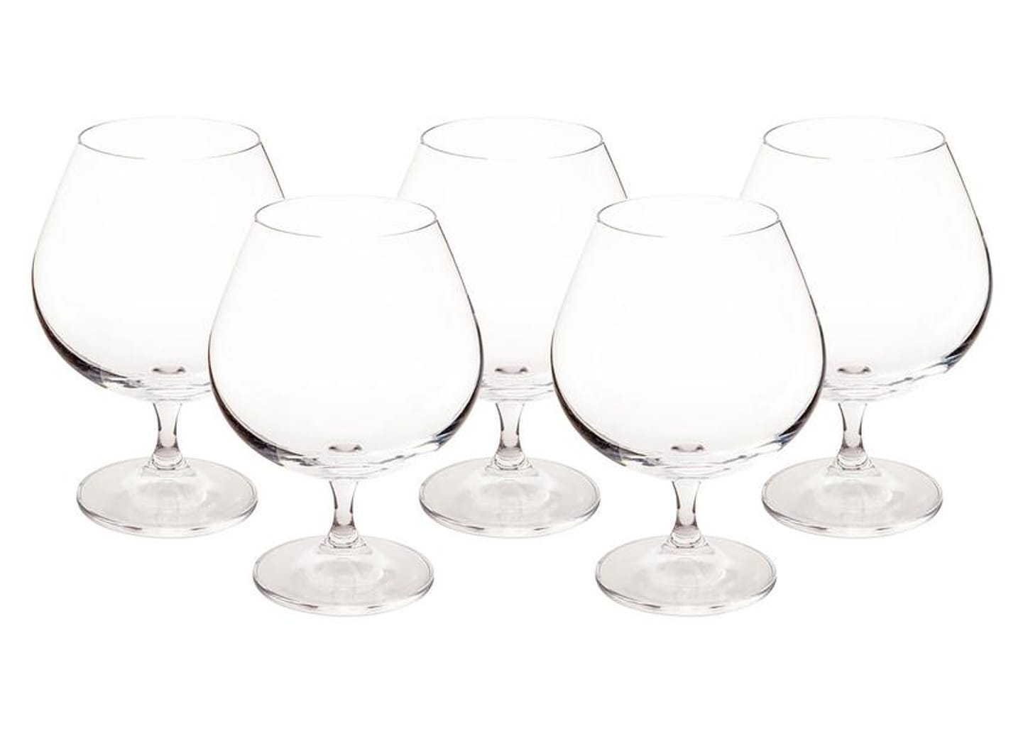 Jogo de Taças para Conhaque Cristal 690ml 6 Peças Bohemia Gastro Brandy