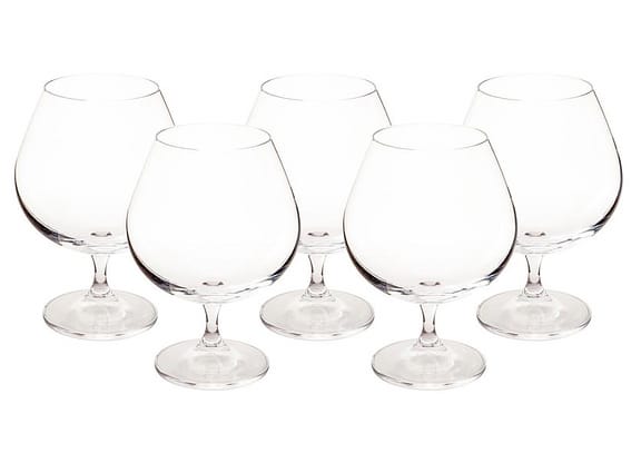 Jogo de Taças para Conhaque Cristal 690ml 6 Peças Bohemia Gastro Brandy