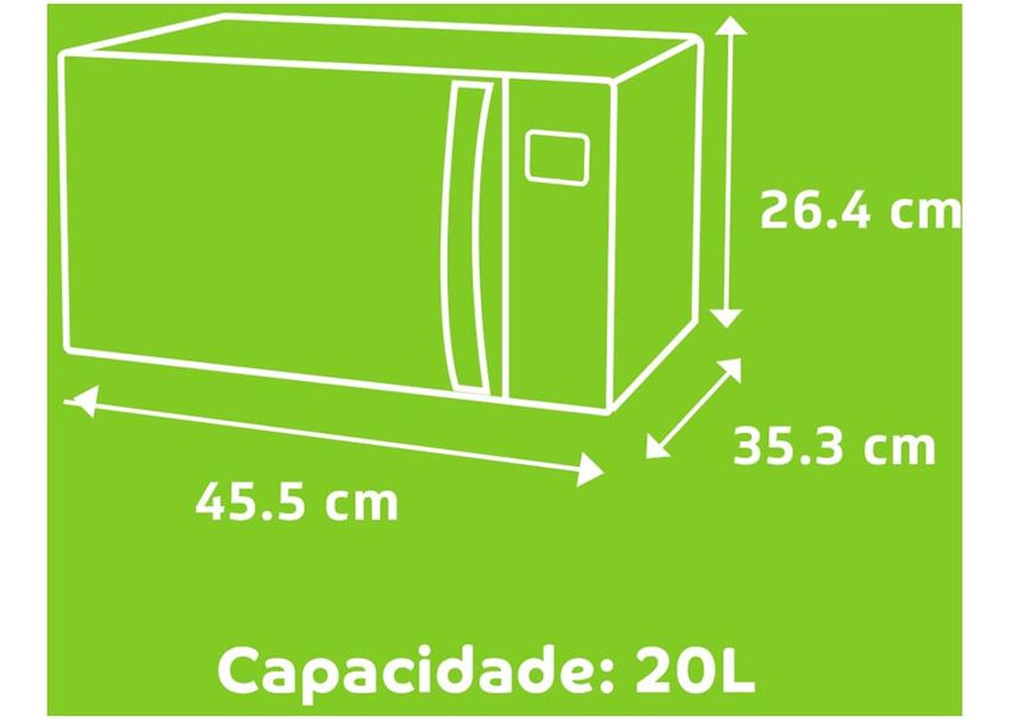 Micro-ondas Consul 20L Branco CMA20 BBBNA