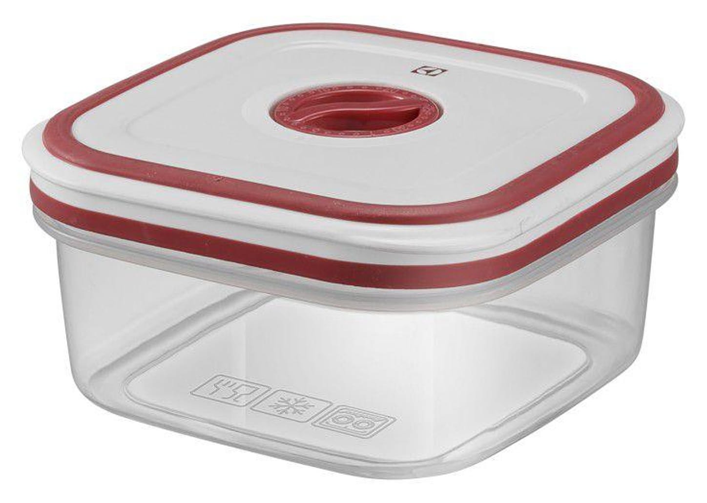 Jogo de Potes de Plástico Hermético Electrolux com Tampa Quadrado 8 Peças