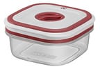 Jogo de Potes de Plástico Hermético Electrolux com Tampa Quadrado 8 Peças