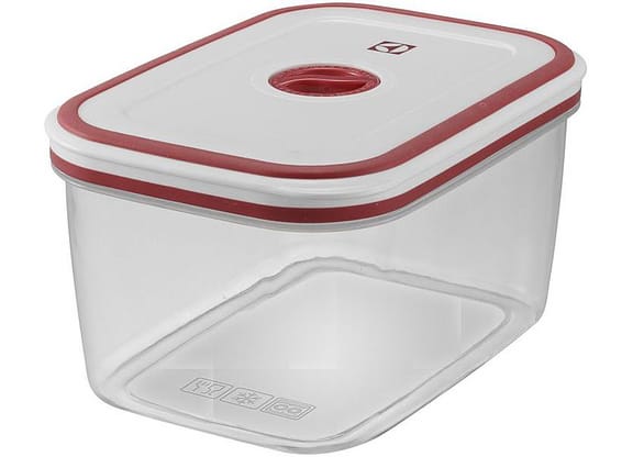 Jogo de Potes de Plástico Hermético Electrolux com Tampa Quadrado 8 Peças