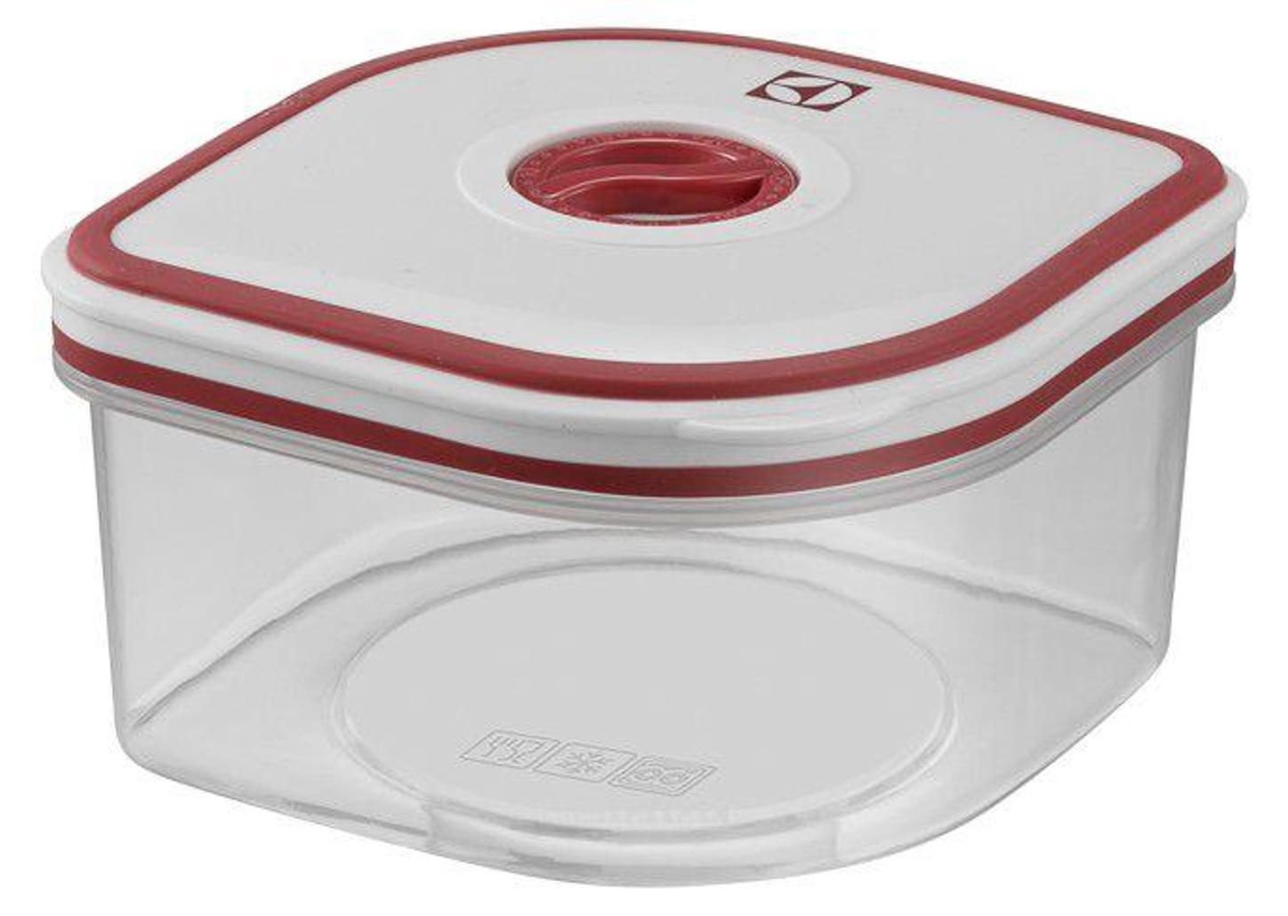 Jogo de Potes de Plástico Hermético Electrolux com Tampa Quadrado 8 Peças