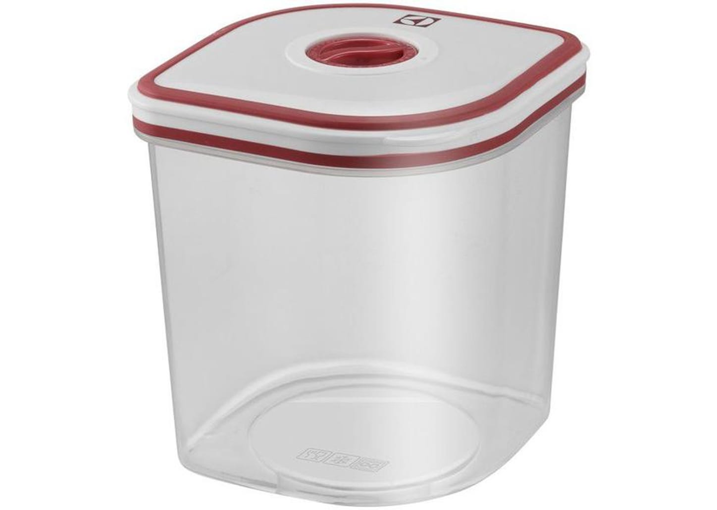 Jogo de Potes de Plástico Hermético Electrolux com Tampa Quadrado 8 Peças