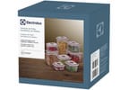 Jogo de Potes de Plástico Hermético Electrolux com Tampa Quadrado 8 Peças