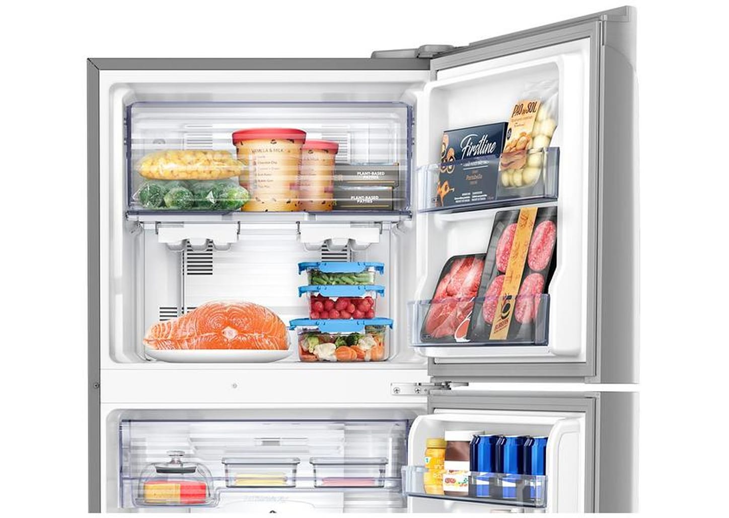 Geladeira/Refrigerador Panasonic Frost Free Duplex 387L Top Freezer BT41X