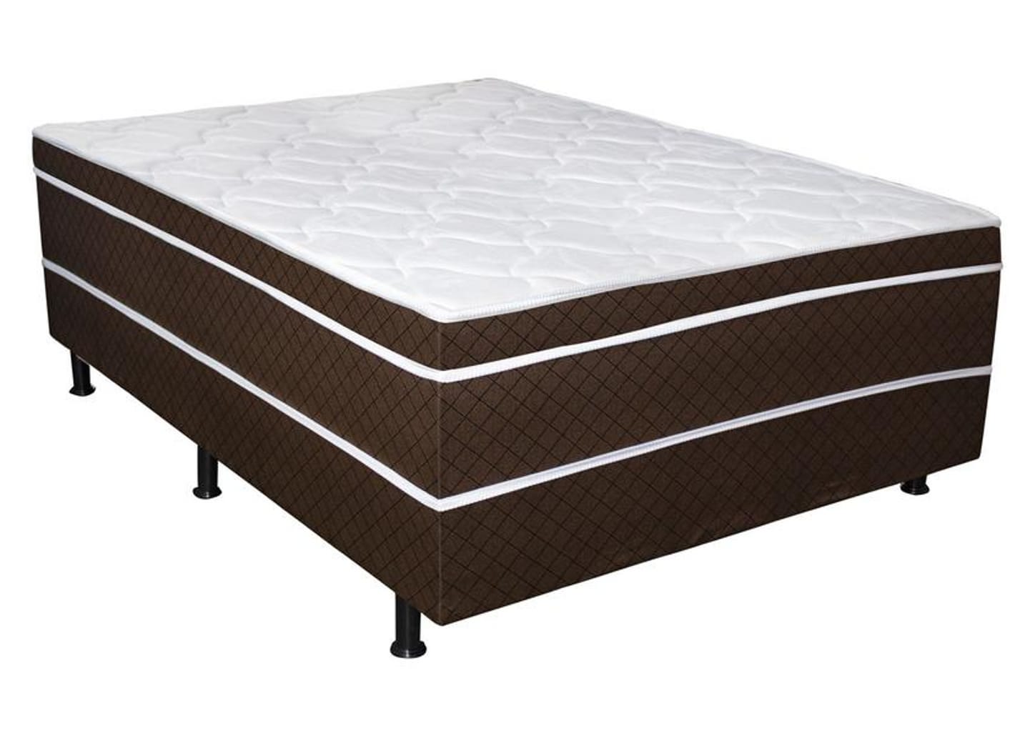 Cama Box Casal Aiam Colchões 54x138x188cm - Girassol