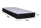 Colchão Solteiro Aiam Colchões de Espuma D-33 20x88x188cm Dark Hortência