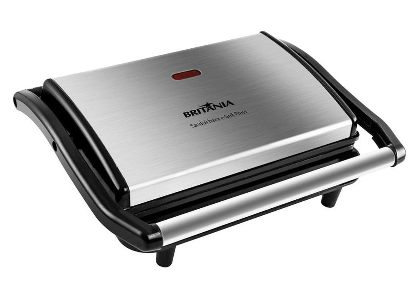 Sanduicheira/Grill Britânia BGR27I Preta 850W - Antiaderente