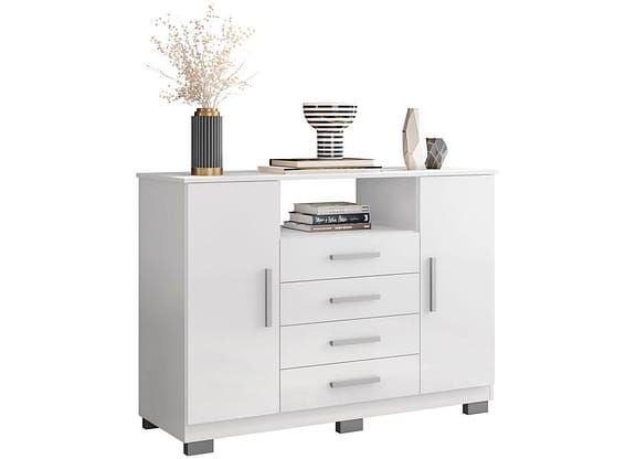 Cômoda 4 Gavetas 2 Portas Araplac Nairóbi