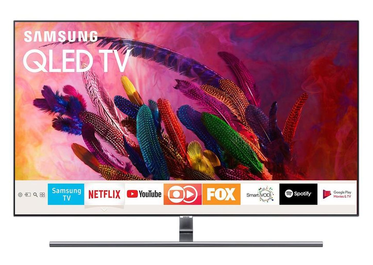 Smart TV 65” 4K QLED Samsung QN65Q7FNAGXZD - Wi-Fi 4 HDMI 3 USB
