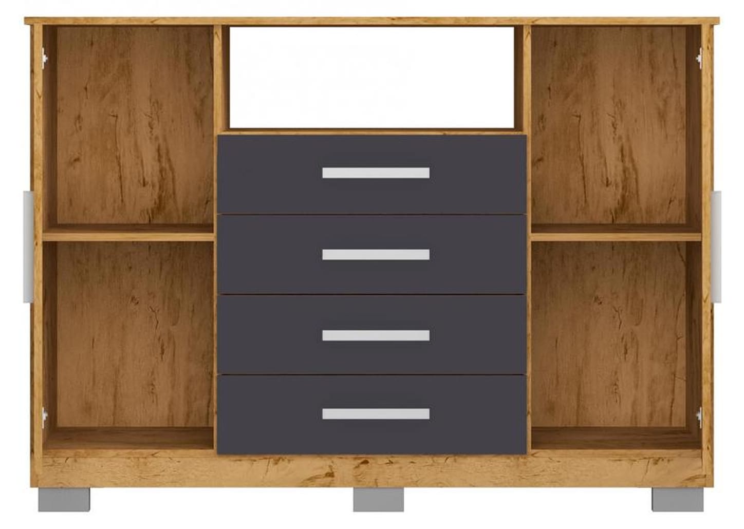 Cômoda 4 Gavetas 2 Portas Araplac Nairóbi