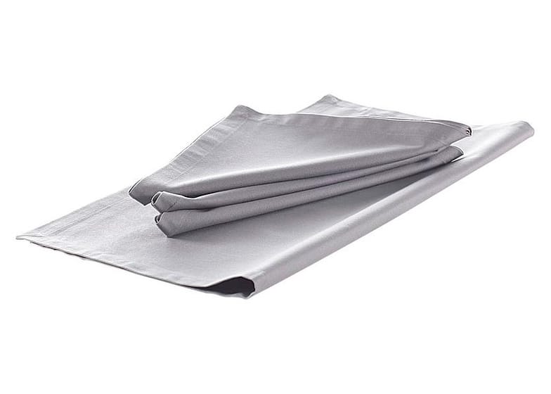 Guardanapo de Tecido Cinza 100% Algodão 45x45cm Buddemeyer Leeds 4 Peças