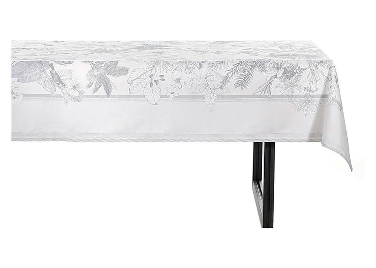 Toalha de Mesa Retangular Buddemeyer - Impermeável Cinza Escuro 160x270cm Leeds