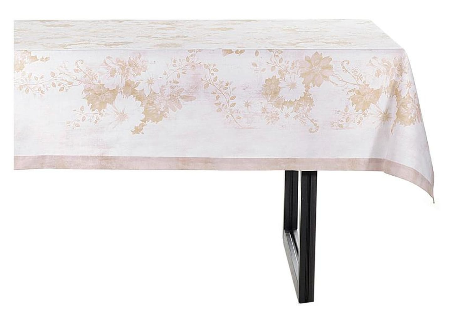 Toalha de Mesa Quadrada Buddemeyer - Impermeável Amarelo Ocre 180x180cm Granthan