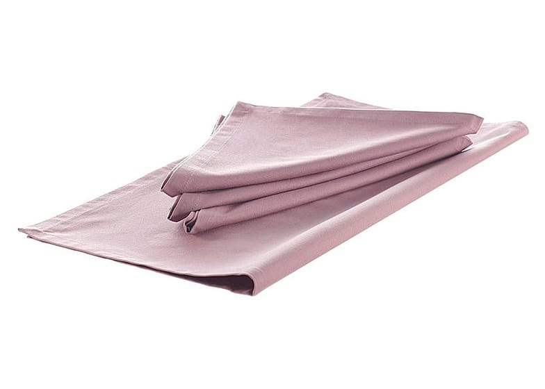 Guardanapo de Tecido Rosa 100% Algodão 45x45cm Buddemeyer Granthan 4 Peças