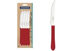 Jogo de Facas para Churrasco Tramontina Inox - Leme 12 Peças