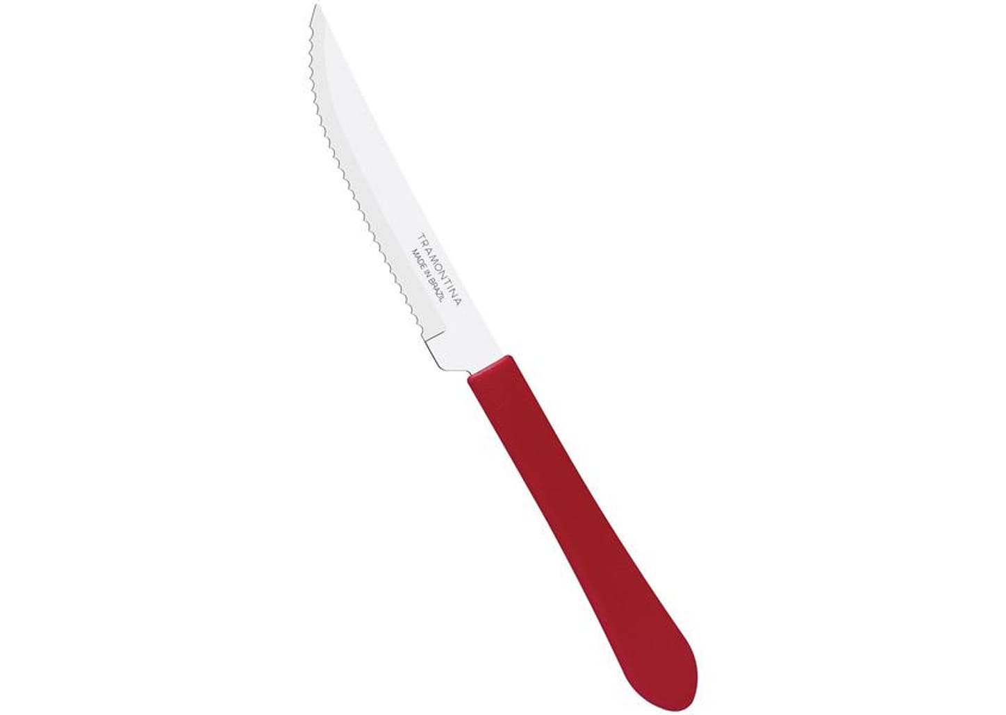 Jogo de Facas para Churrasco Tramontina Inox - Leme 12 Peças