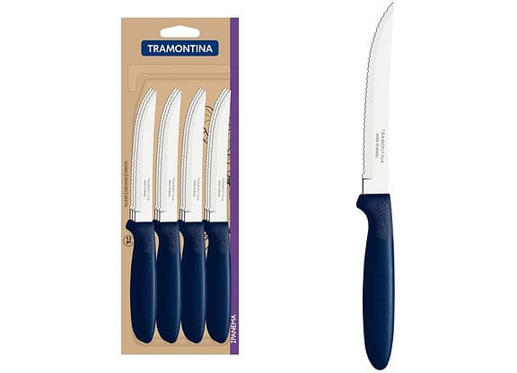 Jogo de Facas Churrasco Tramontina Inox - Ipanema 12 Peças