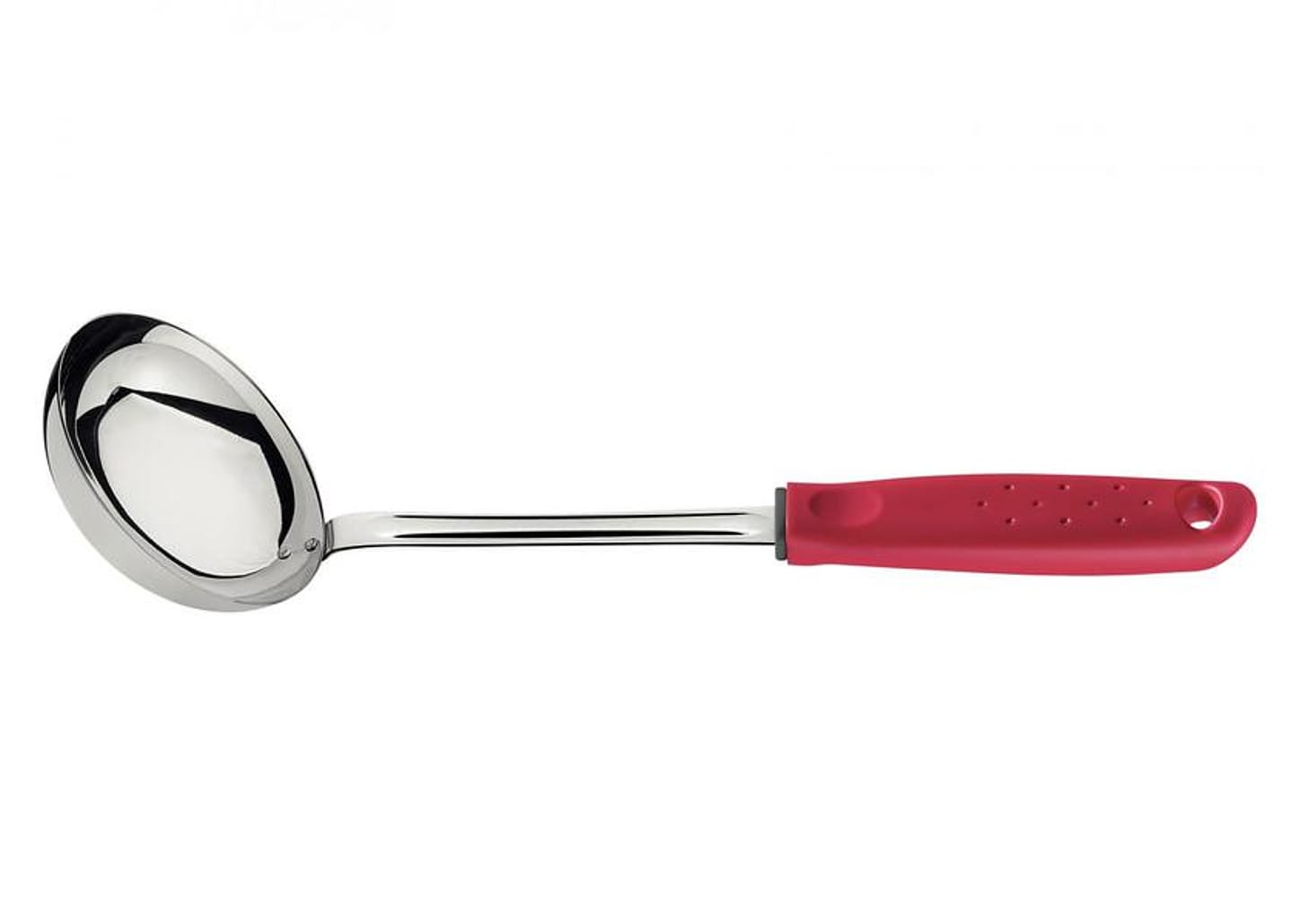Concha de Feijão e Sopa Inox Tramontina Utilitá - Vermelha 30,9cm