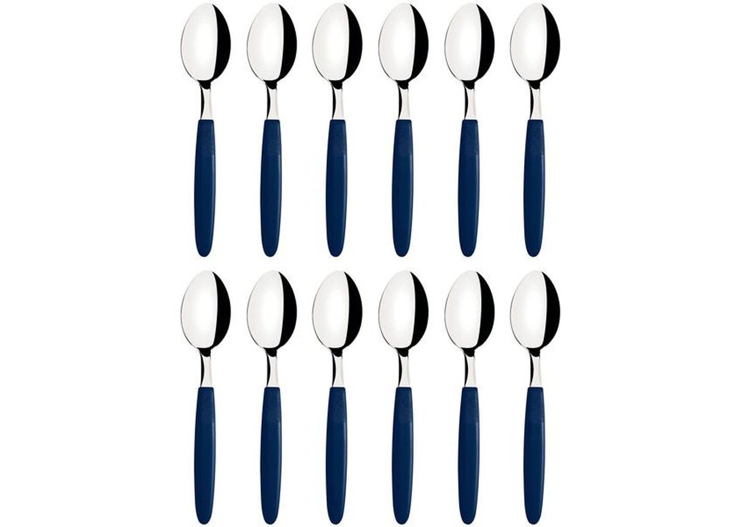 Jogo de Colher Tramontina Ipanema Azul 12 Peças