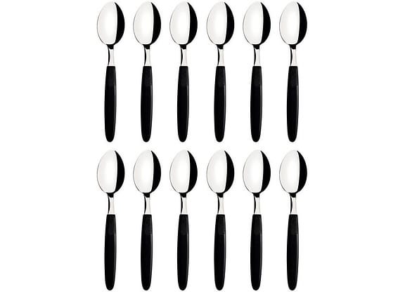 Jogo de Colher Tramontina Ipanema Preto 12 Peças