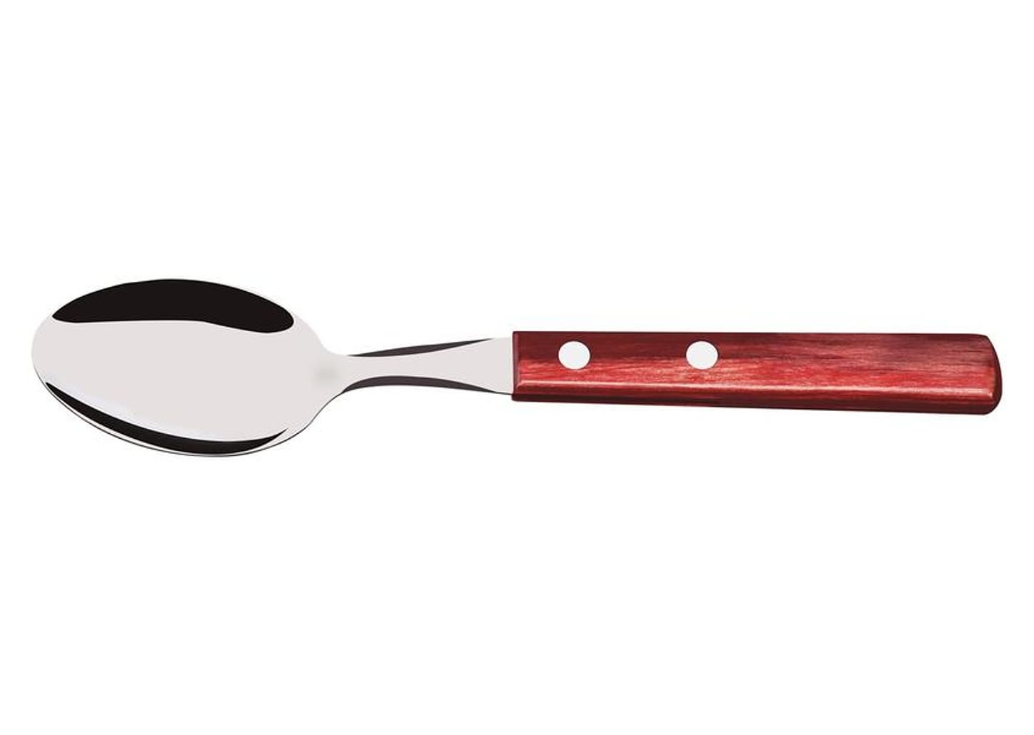 Jogo de Colher Tramontina Polywood Vermelho 6 Peças