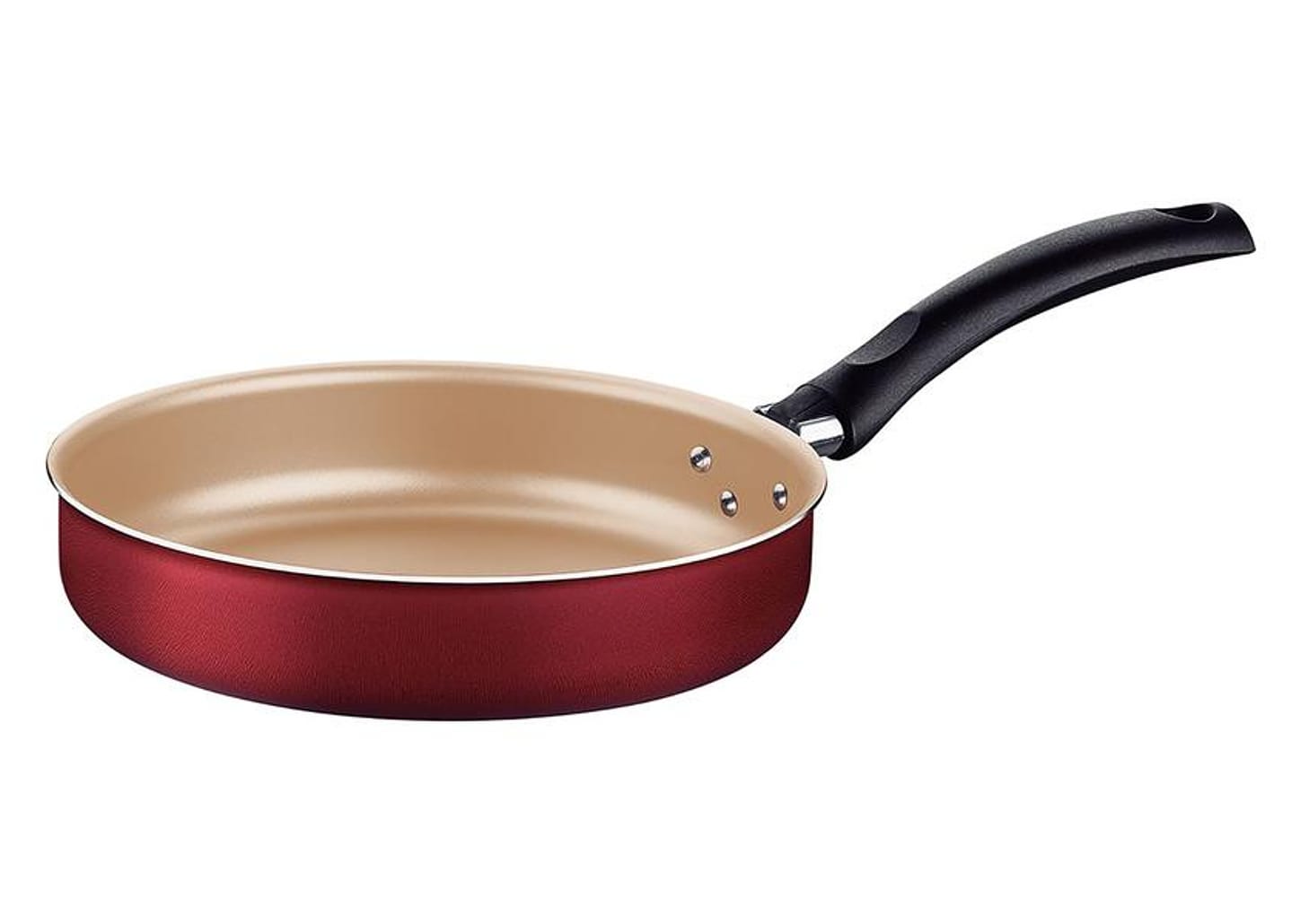 Frigideira Antiaderente Tramontina de Alumínio - Turim Vermelha 22cm