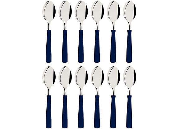 Jogo de Colher Tramontina New Kolor Azul 12 Peças