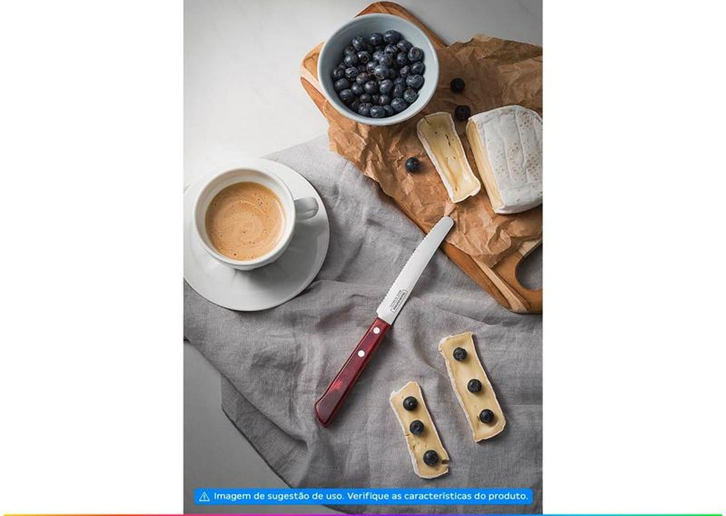 Faca Multiuso Tramontina Inox 5” Polywood