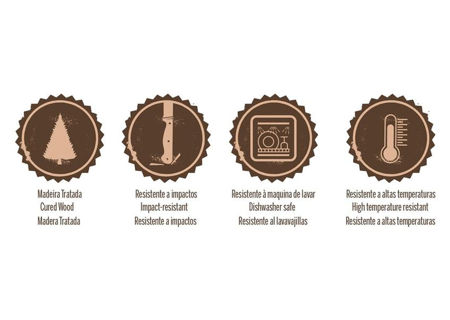 Faca Multiuso Tramontina Inox 5” Polywood