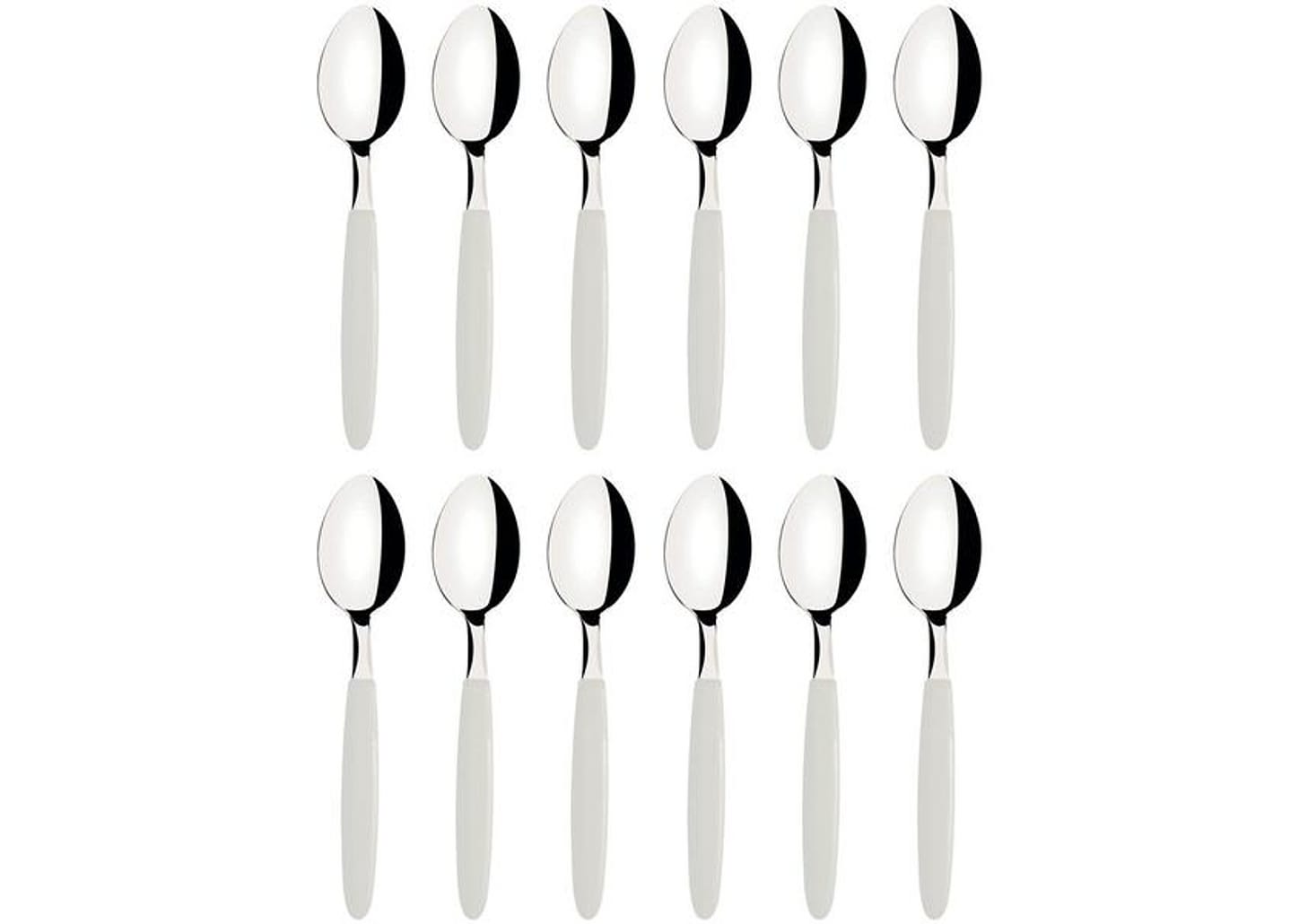 Jogo de Colher Tramontina Ipanema Branco 12 Peças