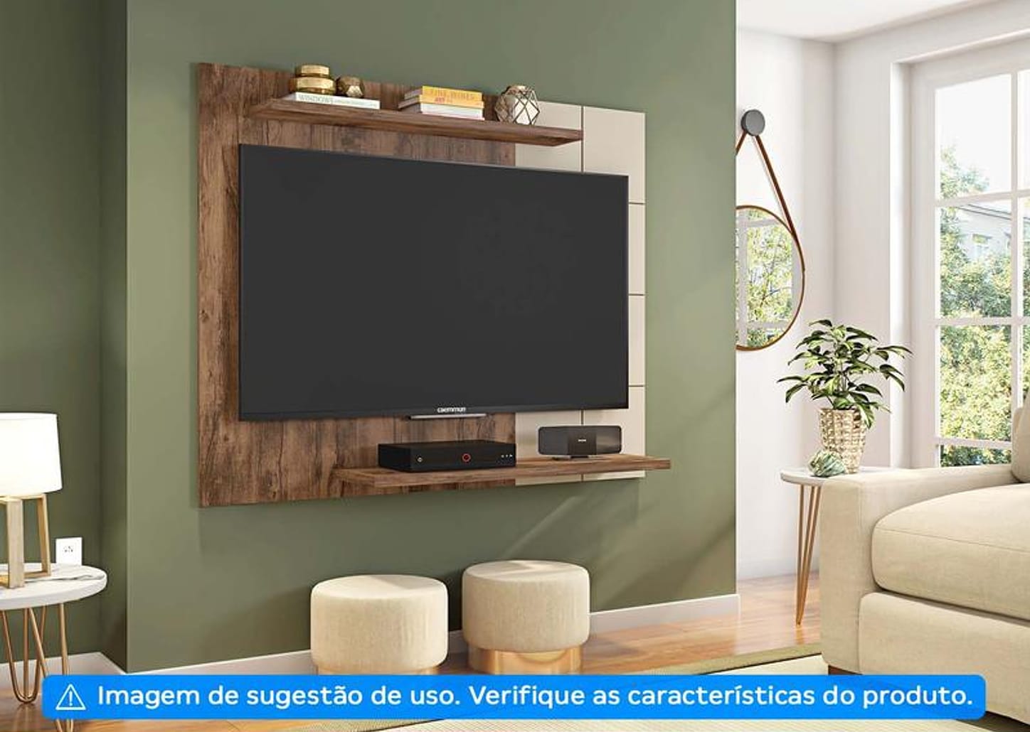 Painel para TV 58” Caemmun Cross