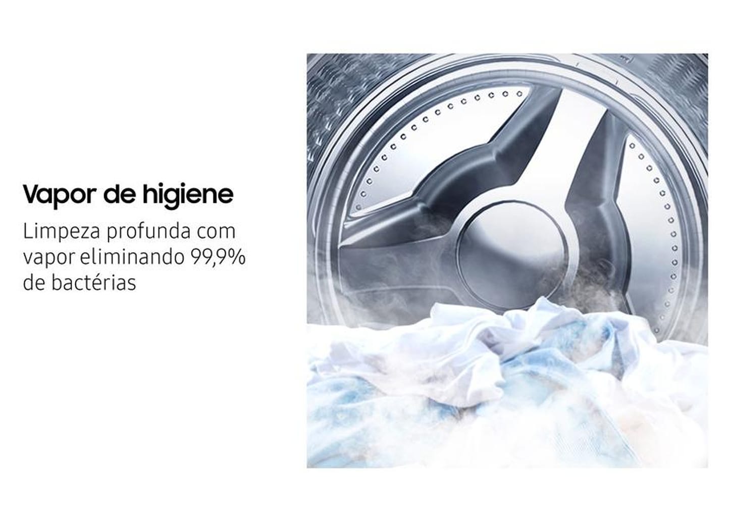 Lava e Seca Samsung 11kg WD11A4453 - Inverter 3 em 1 Água Quente e Fria