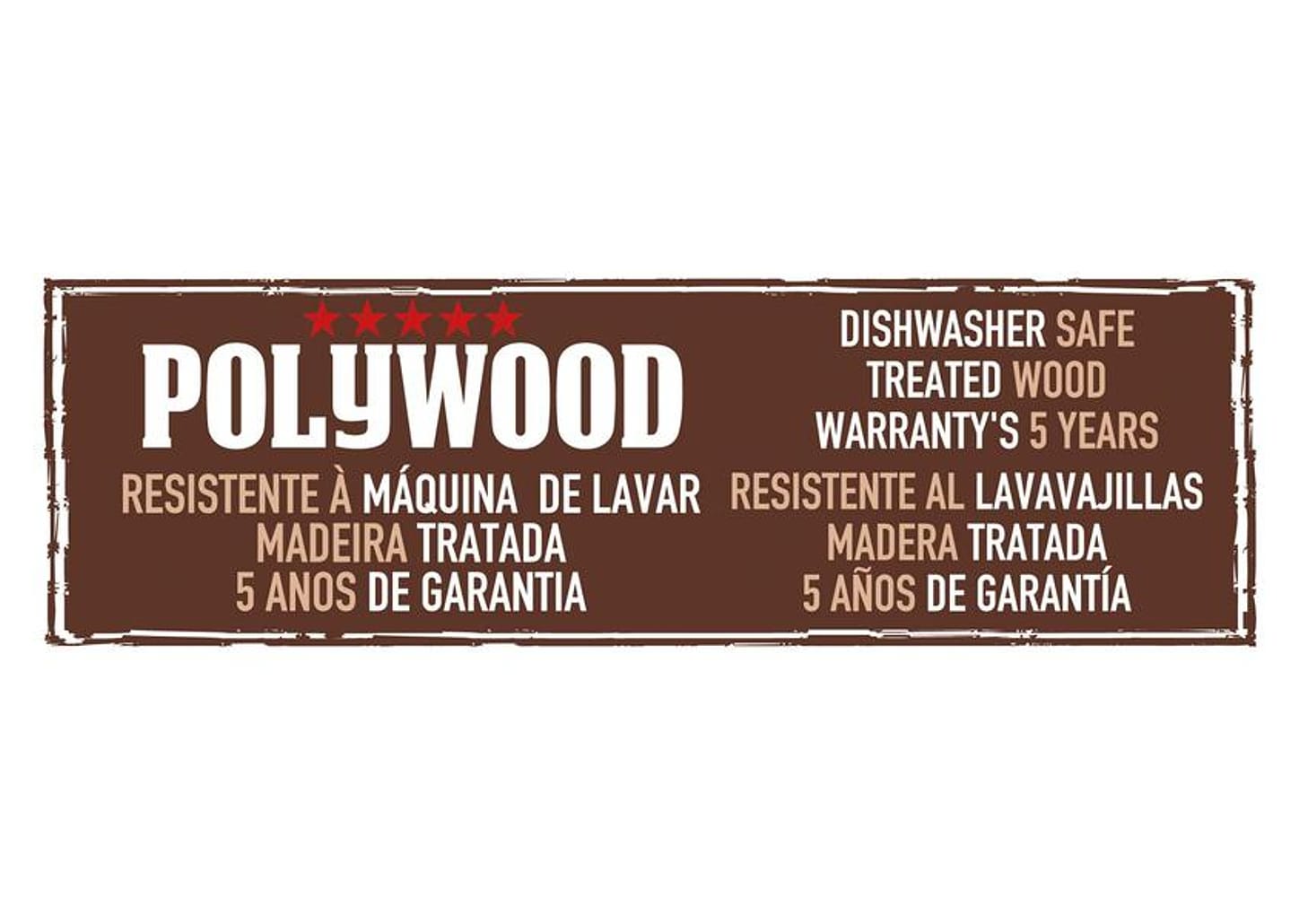 Faca para Churrasco Tramontina Inox 5” - Polywood