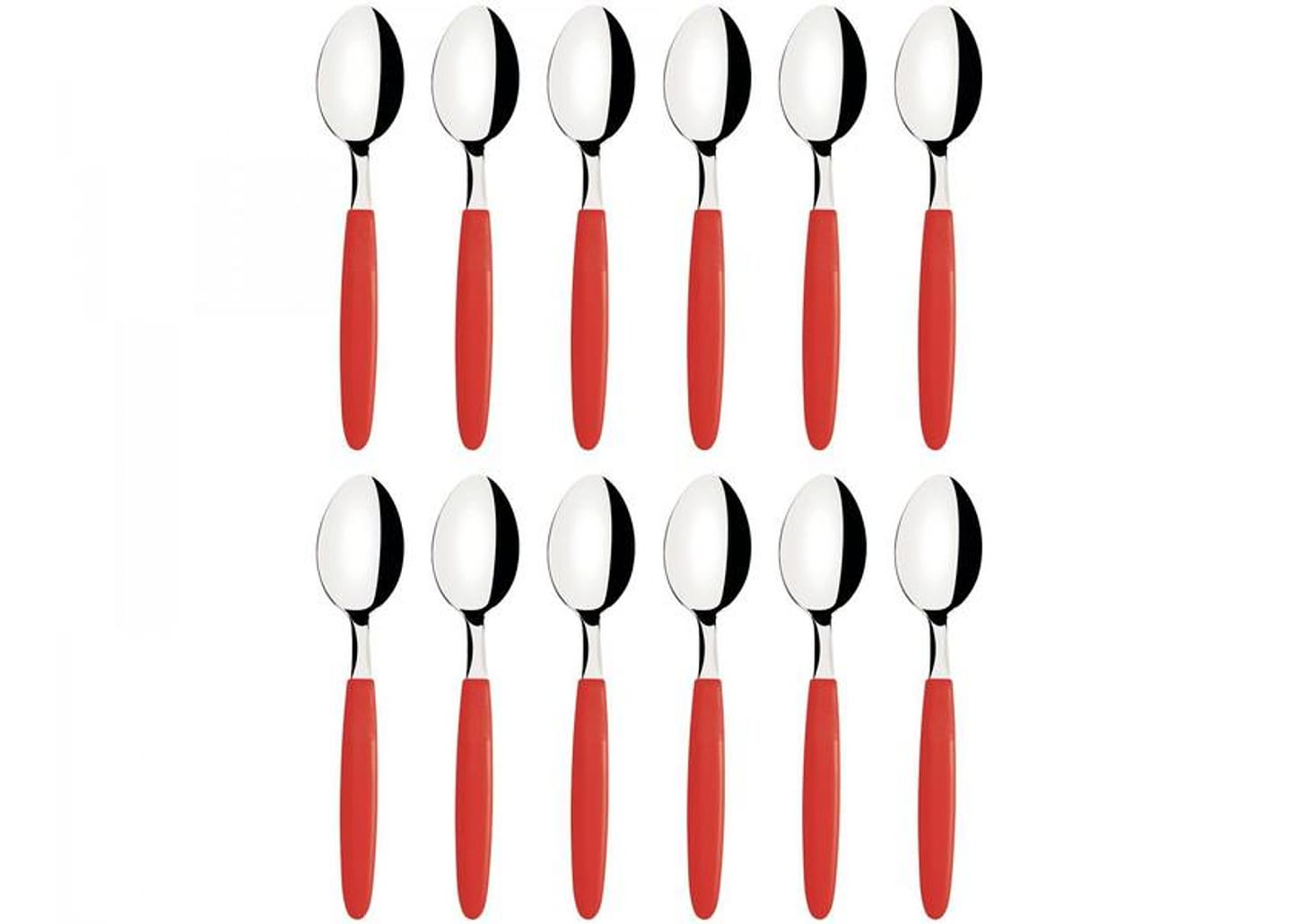 Jogo de Colher Tramontina Ipanema Vermelho 12 Peças