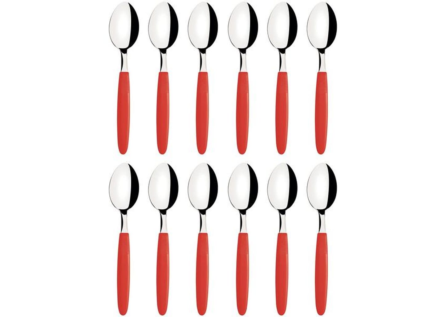 Jogo de Colher Tramontina Ipanema Vermelho 12 Peças
