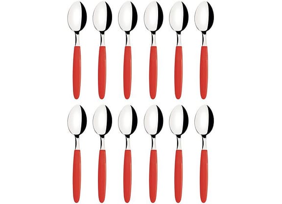 Jogo de Colher Tramontina Ipanema Vermelho 12 Peças