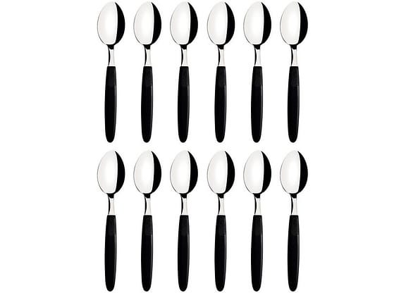 Jogo de Colher Tramontina Ipanema Preto 12 Peças