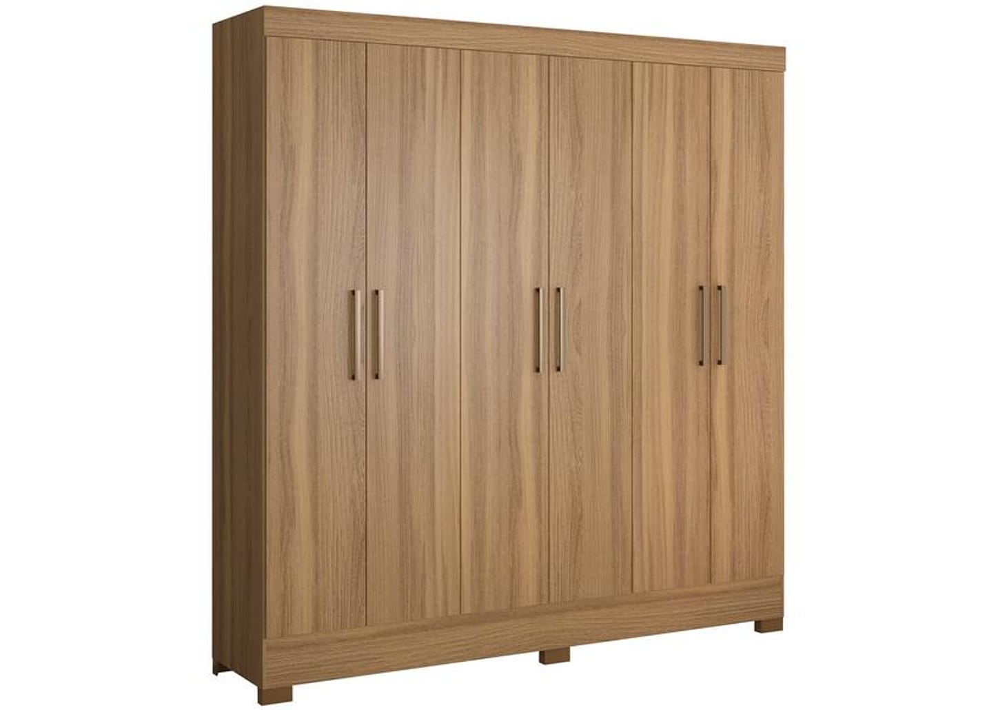 Guarda-roupa Casal 6 Portas 3 Gavetas - Demóbile Prático