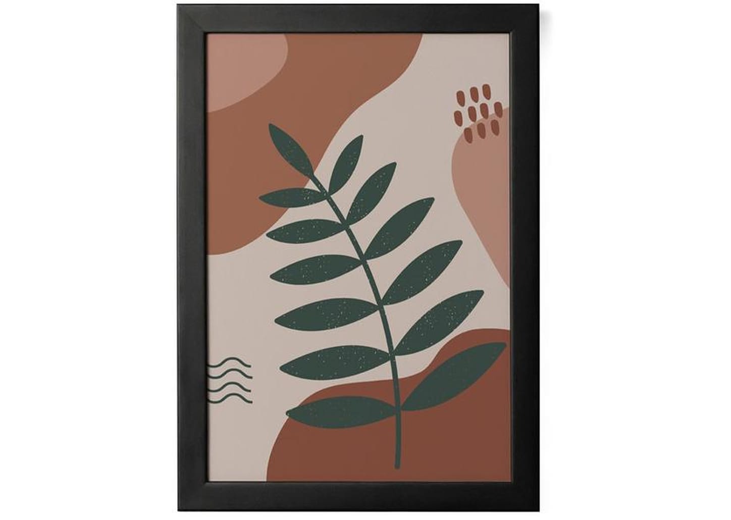 Quadro Decorativo Mid Century Folha 25x35cm - Design Up Living