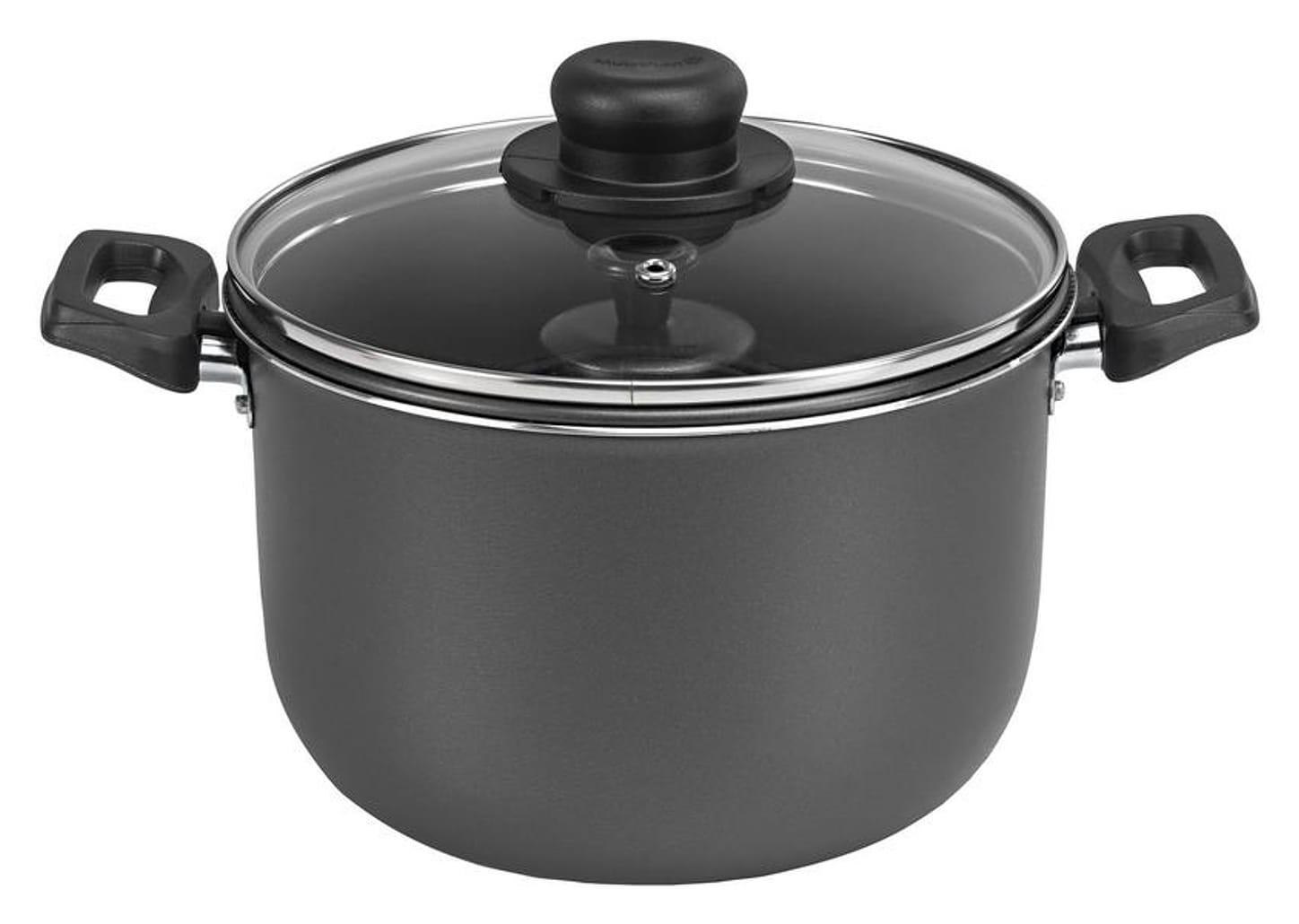 Panela de Pudim Multiflon Antiaderente de Alumínio Cinza 20cm 4L Gourmet 54220