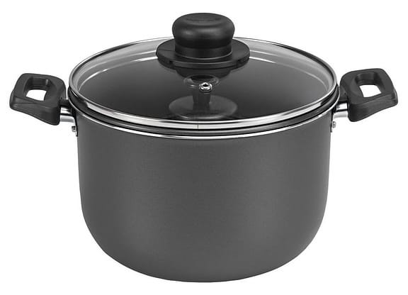 Panela de Pudim Multiflon Antiaderente de Alumínio Cinza 20cm 4L Gourmet 54220