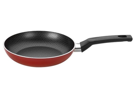 Frigideira Antiaderente Multiflon de Alumínio Amora Vermelha 22cm