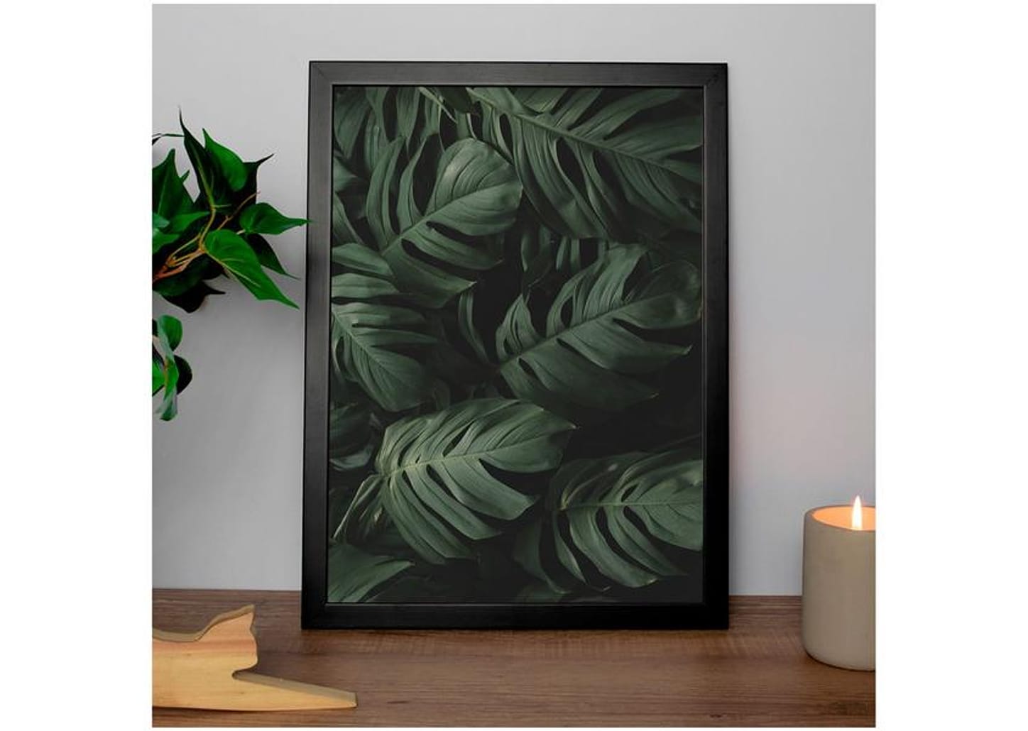 Quadro Decorativo Folhagem 35x47cm - Design Up Living