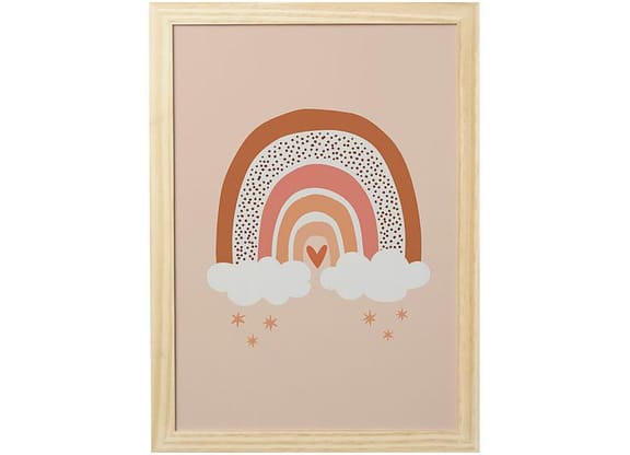 Quadro Decorativo Arco-íris 24,5x34,5cm - Design Up Living