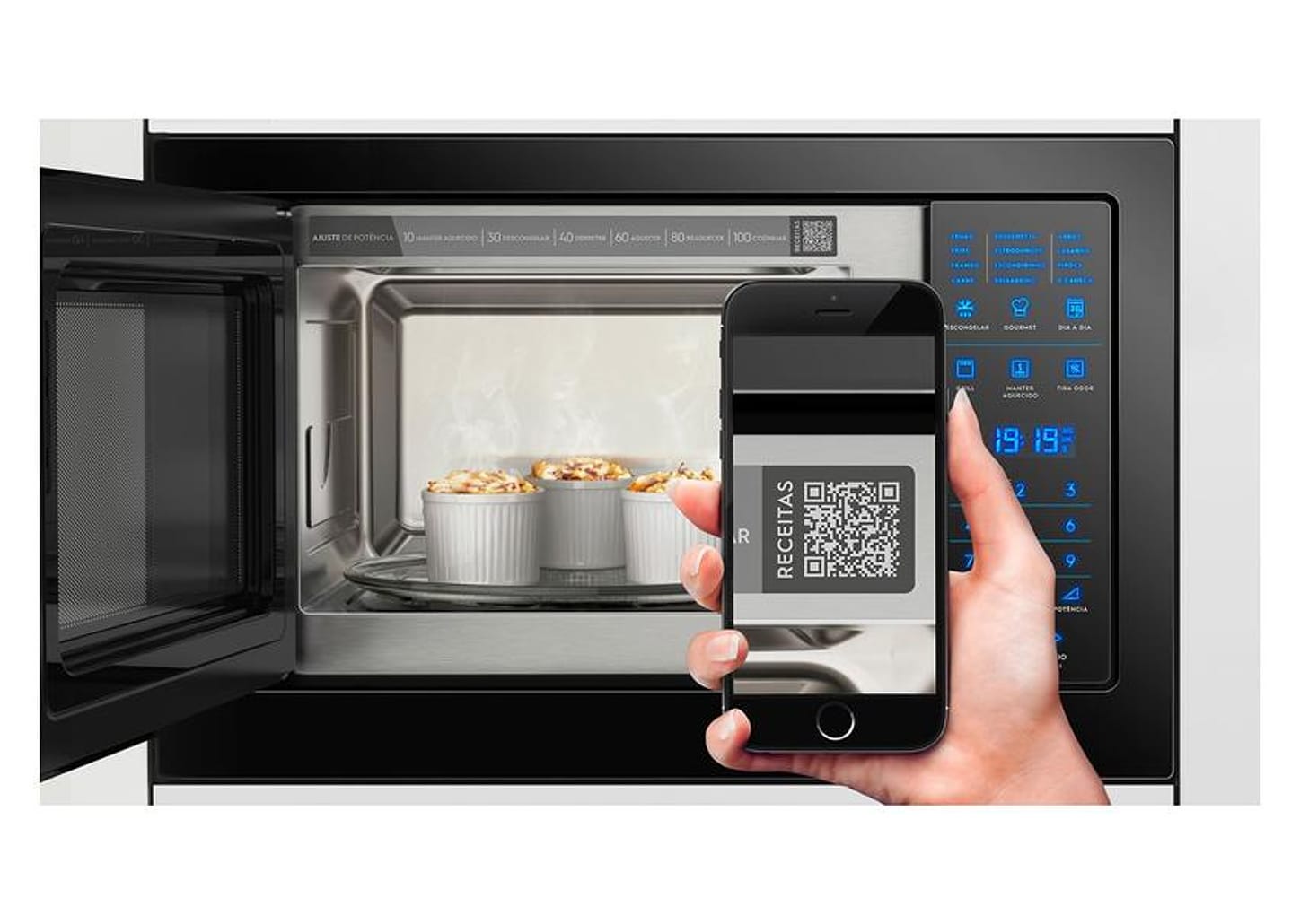 Micro-ondas Electrolux 28L com Grill MB38P - Painel Blue Touch